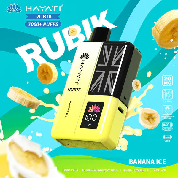 Hayati Rubik 7000 Puffs Replaceable Vape Kit