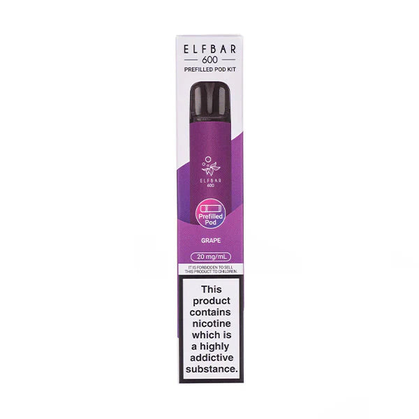 Elfbar 600 Prefilled Pod Kit Grape