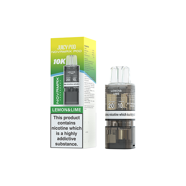 20mg Juicy Pod Novamax Prefilled Pods 10000 Puffs