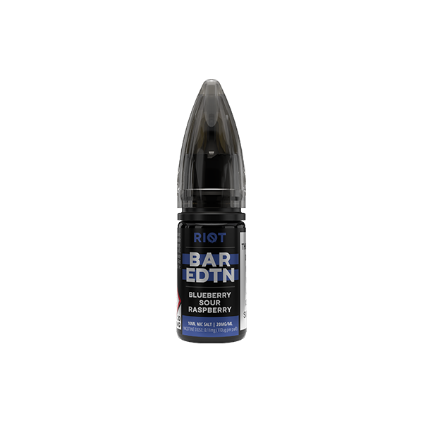 10mg Riot E-liquid BAR EDTN 10ml Nic Salts (50VG/50PG)