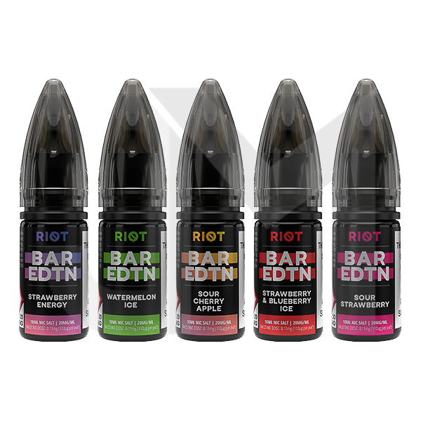 10mg Riot E-liquid BAR EDTN 10ml Nic Salts (50VG/50PG)