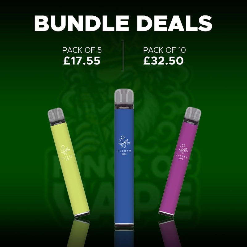 Bundle Deal Elfbar 600 Prefilled Pod Kit