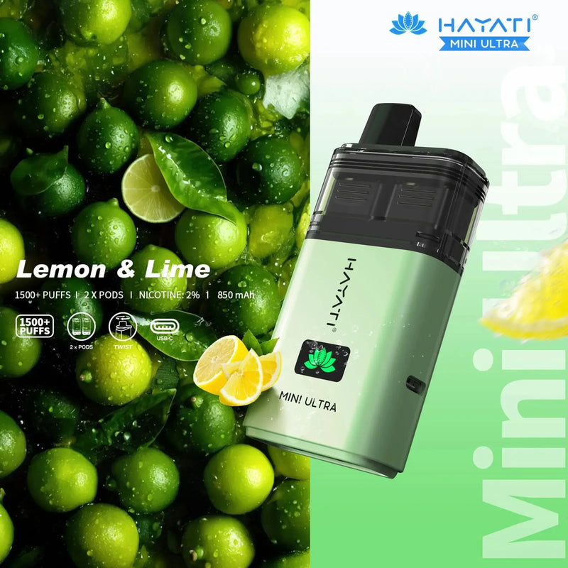 Hayati Mini Ultra 1500 Puffs Prefilled Pod Vape