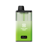 Aura Bar Twist 40k, 40000 Puffs Prefilled Vape Kit by Crystal Prime Spearmint Fresh Mint