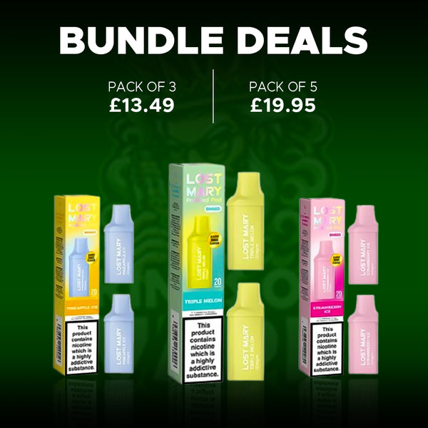 Bundle Deals Lost Mary BM600 Prefilled Replacement Pods