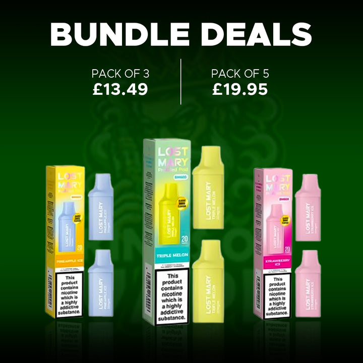 Bundle Deals Lost Mary BM600 Prefilled Replacement Pods