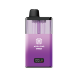 Aura Bar Twist 40k, 40000 Puffs Prefilled Vape Kit by Crystal Prime Blueberry Raspberry Summer Dream