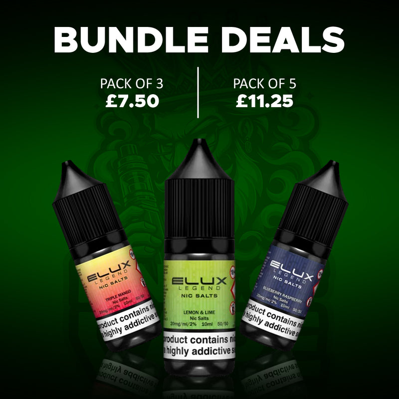 Elux Vape Juice E-Liquid - 10 & 20 mg -