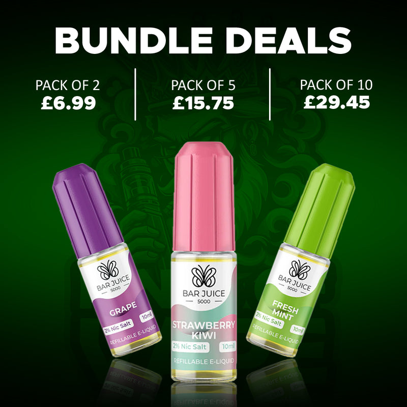 Bar juice 5000 E liquid 10 & 20 Mg Nic