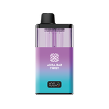 Aura Bar Twist 40k, 40000 Puffs Prefilled Vape Kit by Crystal Prime Purpleish Blue