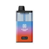 Aura Bar Twist 40k, 40000 Puffs Prefilled Vape Kit by Crystal Prime Blueish purple and orange color
