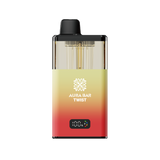 Aura Bar Twist 40k, 40000 Puffs Prefilled Vape Kit by Crystal Prime Red anf offwhite Edition