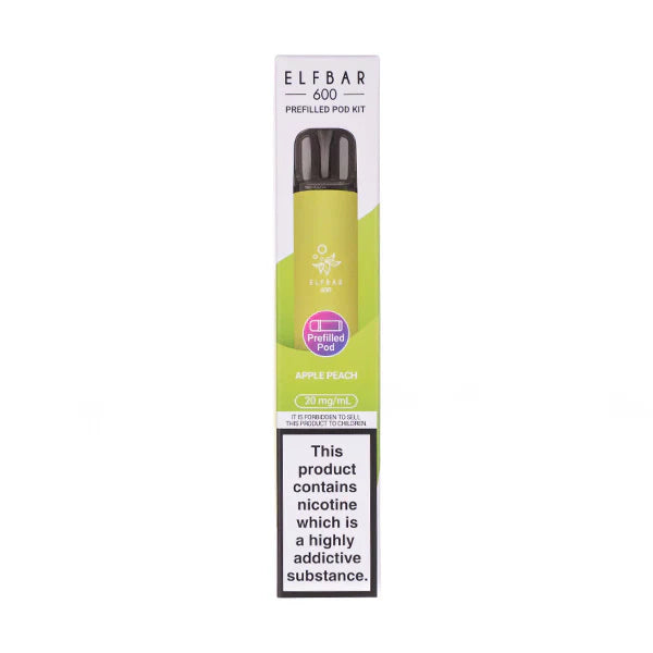 Elfbar 600 Prefilled Pod Kit Apple Peach