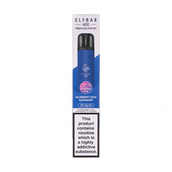 Elfbar 600 Prefilled Pod Kit Blueberry Sour Raspberry
