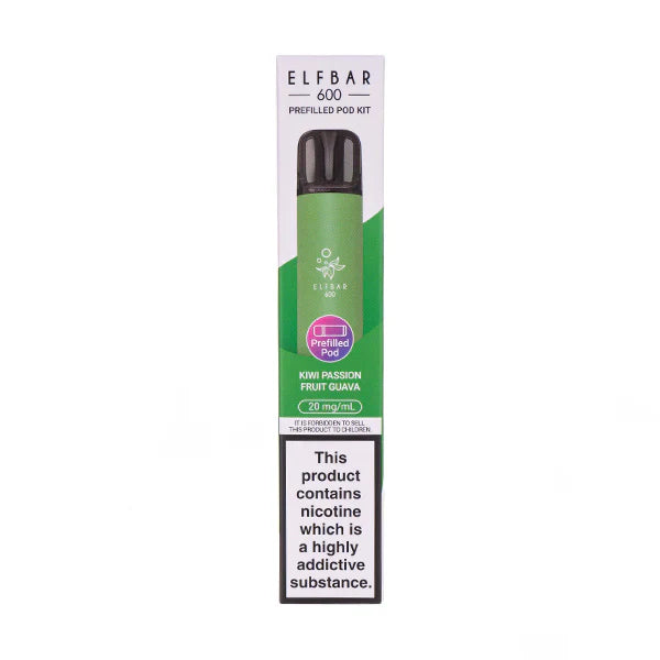 Elfbar 600 Prefilled Pod Kit Kiwi Passion Fruit Guava
