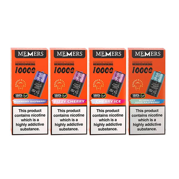 20mg Memers Wukong V10000 Prefilled Pods 10000 Puffs