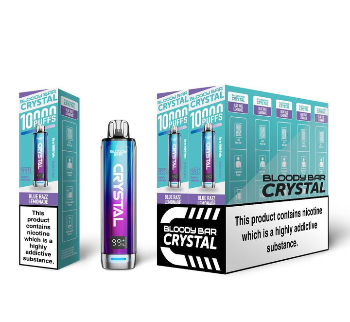 Bloody Bar Crystal 10000 Blue Razz Lemonade
