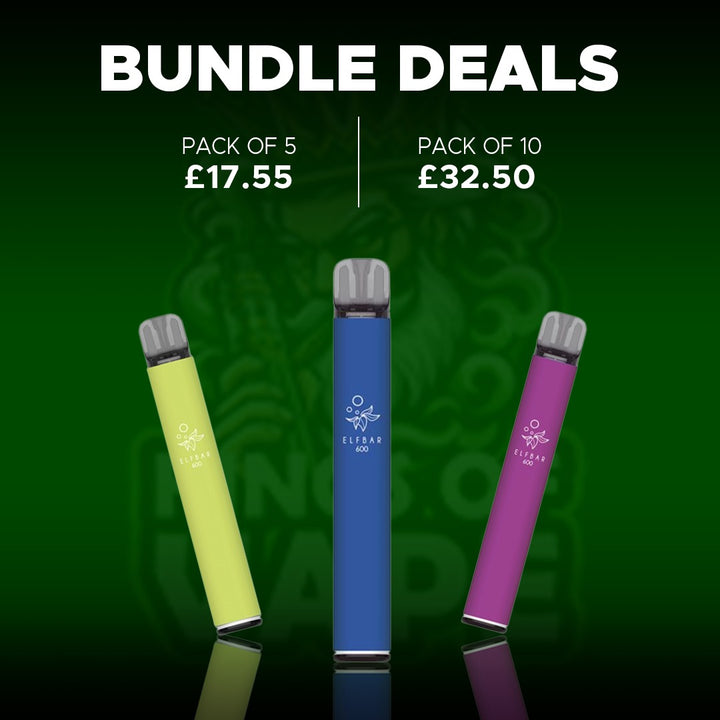 Bundle Deal Elfbar 600 Prefilled Pod Kit