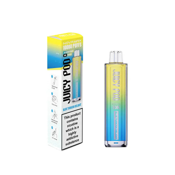 Juicy Pod Novamax 10K Prefilled pod kit Blue Turkish Delight