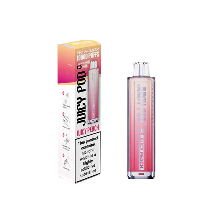 Juicy Pod Novamax 10K Prefilled pod kit Juciy Peach