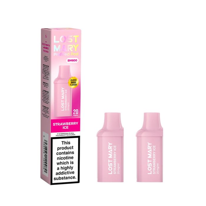 Lost Mary BM600 Prefilled Pod strawberry Ice