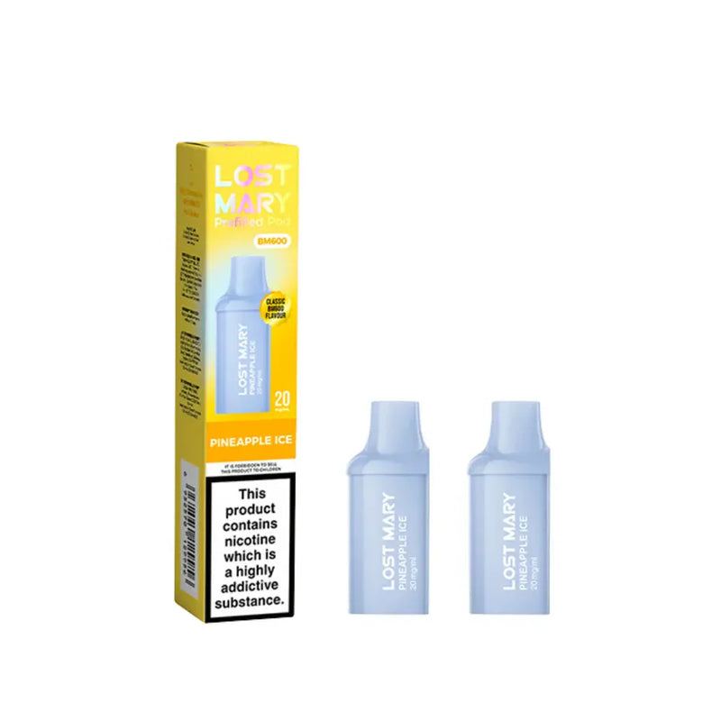 Lost Mary BM600 Prefilled Replacement Pods Pineapple Ice
