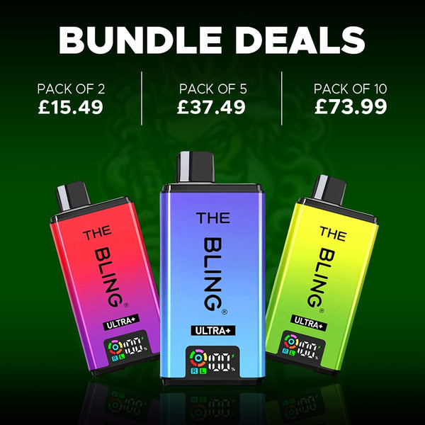 Bundle Deals The Bling Ultra Plus 30k Puffs Prefilled Pod Vape