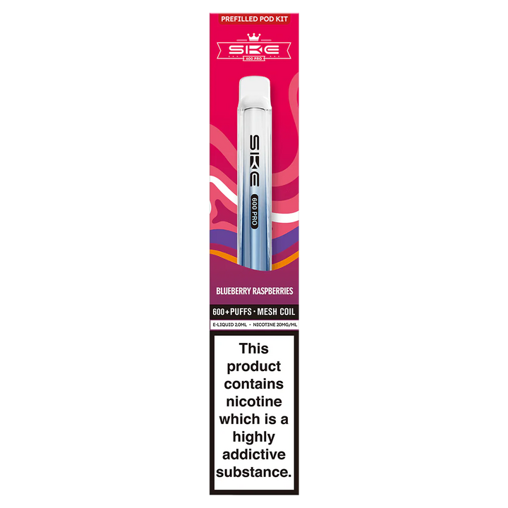 SKE 600 Prefilled pods Blueberry Raspberry