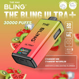 The Bling Ultra Plus 30k Puffs Prefilled Pod Vape Strawberry Kiwi