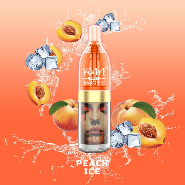 R&M Master 10000 Puffs Disposable Vape Peach Ice